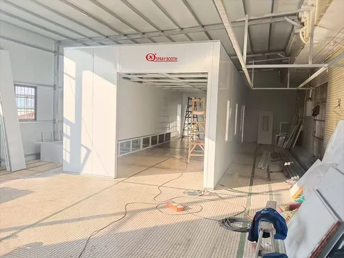 Kuivfiltriga värvikabiinid